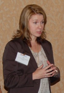 Jennifer Van Mullekom during the Train the Trainer event at the 2012 Joint Statistical Meetings in San Diego, California