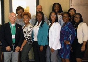 Faculty and students from Xavier University in New Orleans