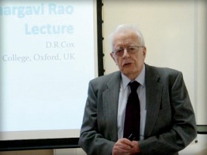 Sir David Cox gives the 2015 C.R. and Bhargavi Rao Lecture. 