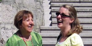 Martha Aliaga and Rebecca Nichols in Slovenia, 2010 