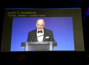 ASA President Barry Nussbaum delivers the president’s address at this year’s JSM in Baltimore.