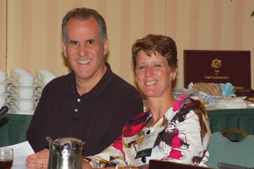 ASA Board Member Nathaniel Schenker and Past President Sally Morton