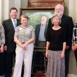 From left: Mickey Peace, Pam Peace, Chris Peace, Sue Oliver, Joan Godbee, Karl Peace, Tammie Schalue, and Brooks Keel