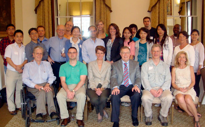 During a reception hosted by the department of biostatistics, ASA president-elect Bob Rodriguez met with Pittsburgh Chapter members, including some longtime ASA members and Pittsburgh Chapter officers.