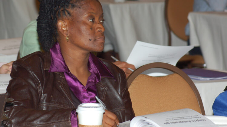 2012 ASA Educational Ambassador Keamogetse Setlhare in a JSM session