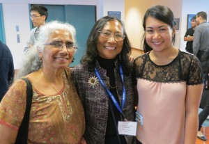 From left: Nagambal Shah, Juanita Tamayo Lott, and Angela Madriaga at StatFest 2012