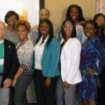 Faculty and students from Xavier University in New Orleans