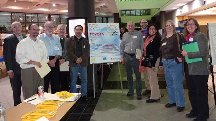The team of 11 judges includes (from left) Lance Heilbrun, Bern DeBacker, Rob Kushler, Bob Thomas, Huiyong Zheng, John Gillespie, Geoffrey Fell, Anamaria Kazanis, Ellen Barnes, and Karry Roberts. Not pictured is Alfred Hero.