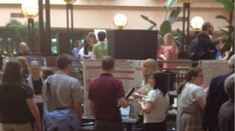The USCOTS 2013 poster sessions allowed attendees to look around at what other schools were pursuing in the name of statistics research.
