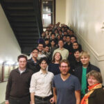 Rachel Schutt's Introduction to Data Science class in the Columbia University Statistics Department, where she is adjunct assistant professor. She is also senior research scientist at Johnson Research Labs.