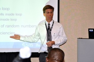 Rick Wicklin, SAS, teaches Techniques for Simulating Data in SAS as a continuing education course.
