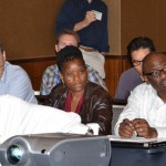 Educational Ambassador Keamogetse Setihare (center) attends continuing education course "Bayesian Model Specification: Toward a Theory of Applied Statistics."