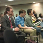 Participants in the symposium attend the Career Choices in Statistics session