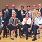 From left, first row: Michael Pencina (Duke), Liz DeLong (Duke), Sara Hughes (GSK), John Whittaker (GSK); From left, second row: Robin White (GSK), Kerry Lee (Duke), Stephen George (Duke), Shein-Chung Chow (Duke), Shuyen Ho (GSK), Steve Novick (GSK), Paul McSorley (GSK), Xiaofei Wang (Duke)