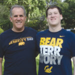 Nathaniel and Joseph Schenker display their Cal apparel.