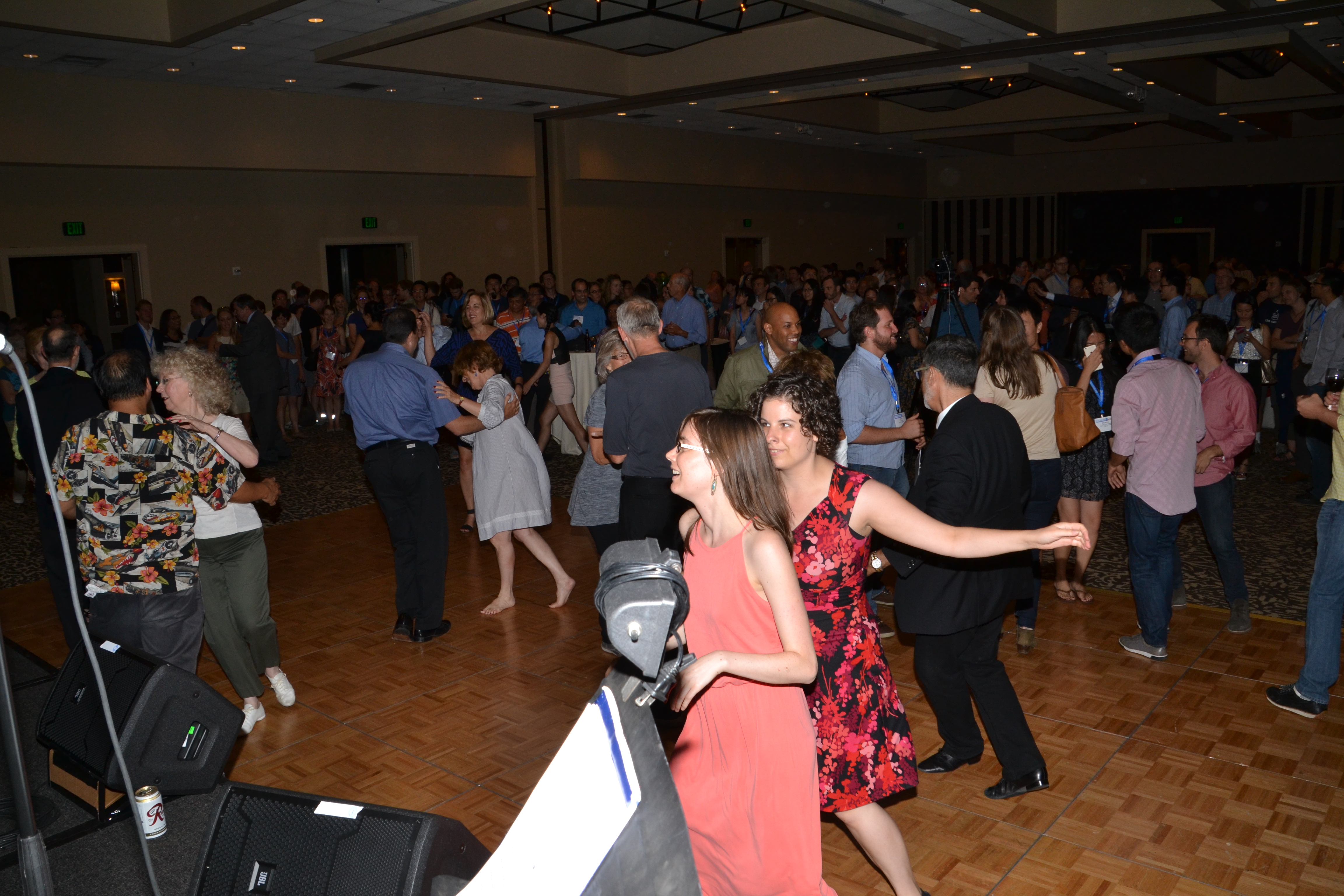 JSM attendees dance the night away at the Dance Party.