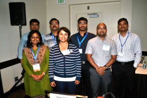 Speakers at an International Indian Statistical Association-sponsored session chaired by Raghavendra Kurada of SAS Institute