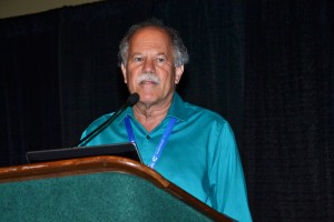 Ira M. Longini of the University of Florida gives the late-breaking talk "Meeting the Challenges of a Pandemic: The Statistical Aspects of Dealing with Ebola: Design, Analysis, and Interpretation of Ebola Vaccine Efficacy Trials in West Africa."