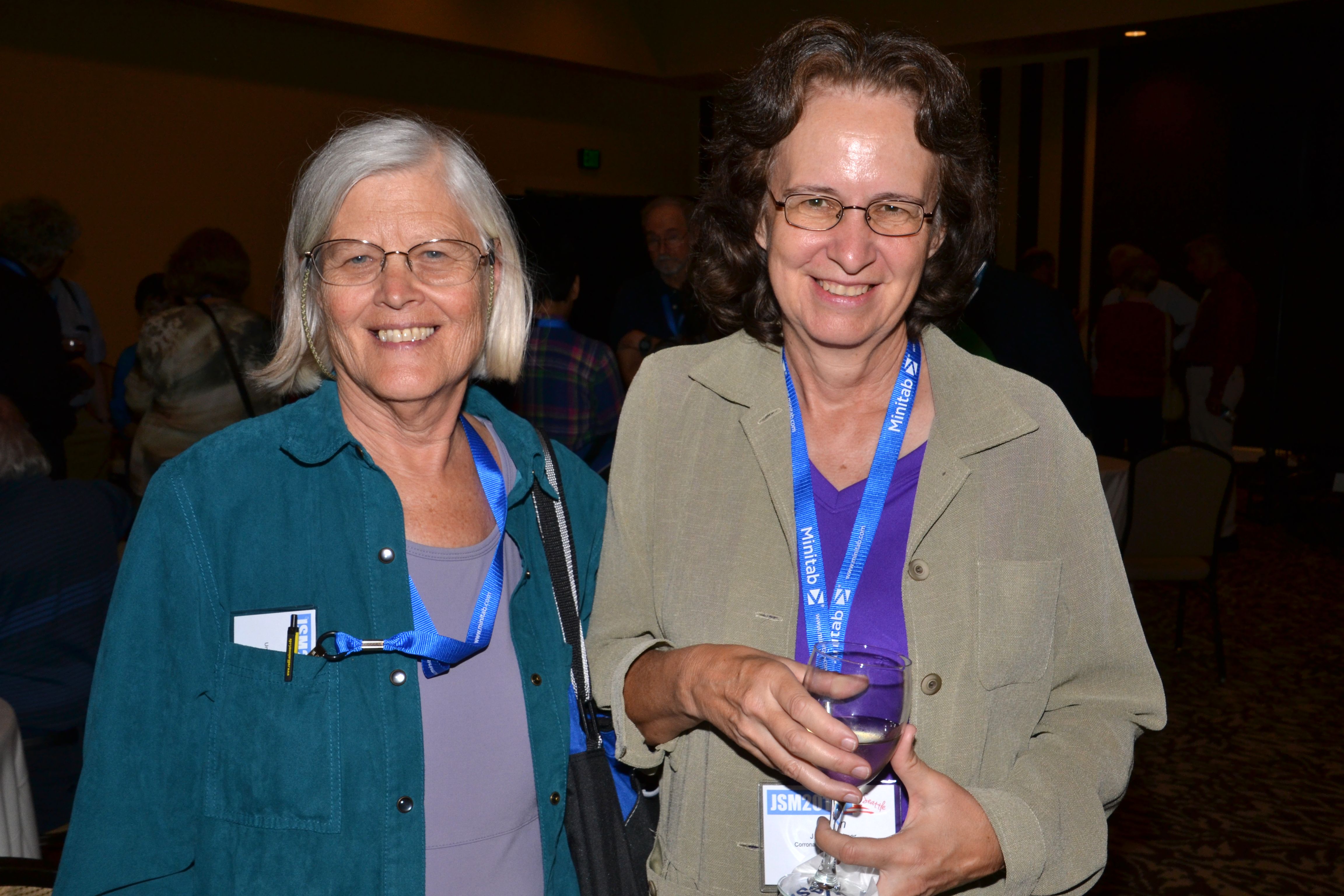 Nancy Flournoy and J. Lynne Palmer at the Longtime Member Reception 