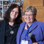 NISS director Nell Sedransk and Mary Batcher.