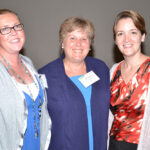 Dana Cartier, Illinois State Board of Education; Julia Brenson, Lyons Township; and Heather Brown, also from Illinois State Board of Education, participate in MWM during JSM 2016 in Chicago, Illinois.