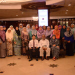 Workshop participants included (from left) Hj Ashri bin Haji Ahmad, Shahjahan Khan, and Habibah Binti Haji Sion.