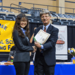 First Place and $125 Sandra Moon, Lady Bird Johnson High School “A Genetic Polymorphism in the PCSK9 Gene Associated with a Rapid HIV Disease Progression Among European- and Hispanic- Americans”