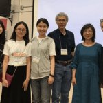 From left: Arizona Chapter officers Jie (Jane) Pu, Yongzhao Peng, Shuo Jiang, and Rodney Jee; district vice chair Ji-Hyun Lee; and Jennifer Broatch of ASU-West Campus