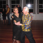 Wayne Nelson dances with his tango partner, Cheryl Monti, who he calls an angel.