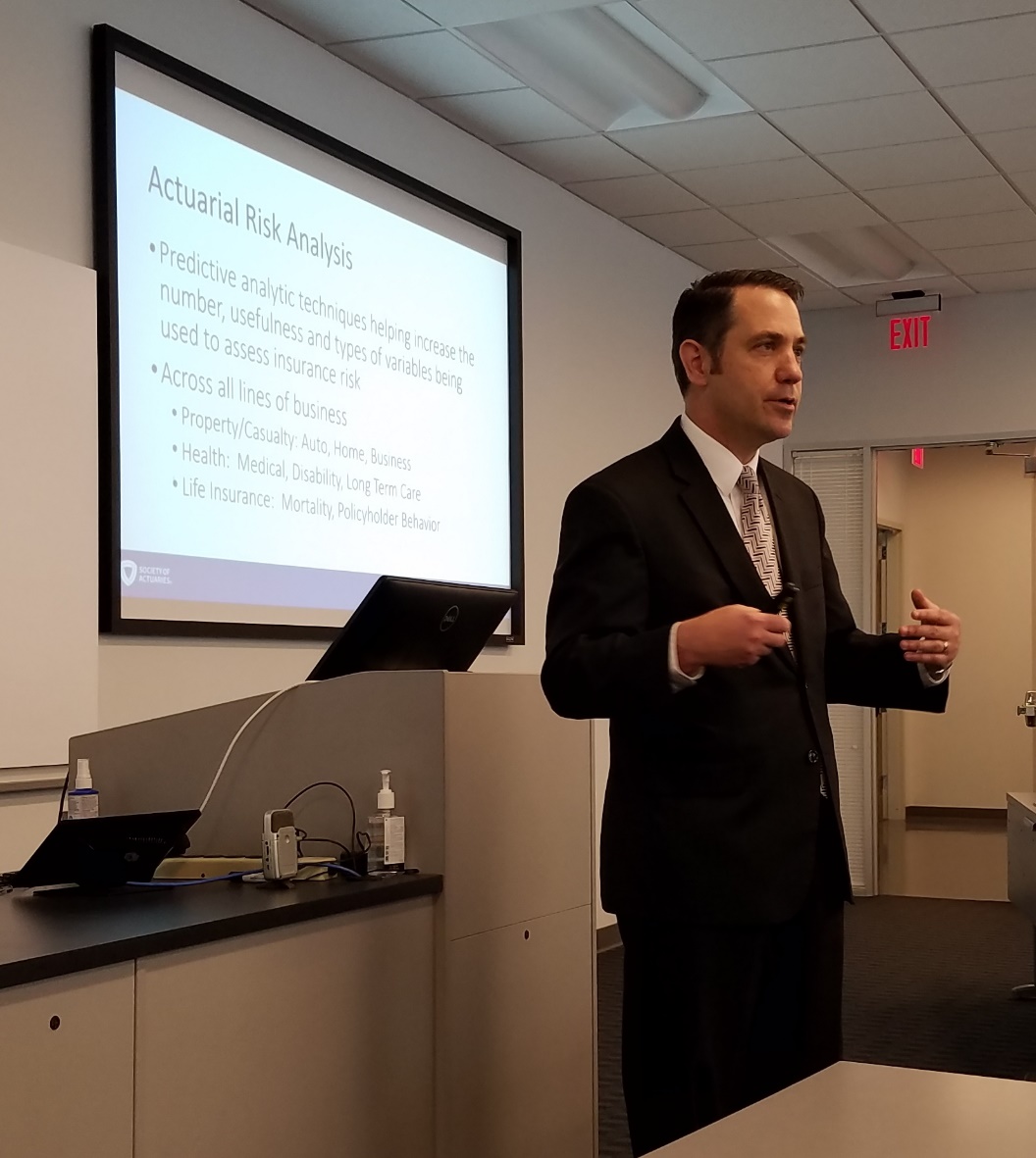 R. Dale Hall from the Society of Actuaries presents actuarial risk analysis techniques using predictive analytics.