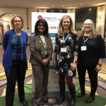 From left: Eileen King, Amarjot Kaur, Amanda Malloy, and Kathy Ensor on ASA Giving Day, October 19, during the Women in Statistics and Data Science Conference in Cincinnati, Ohio