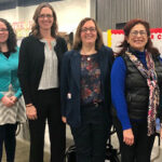 Photo courtesy of Anamaria Kazanis. From left: ASA judges Bern DeBacker, Ruth Cassidy (District 3 vice chair), Heidi Reichert, Karry Roberts, Anamaria Kazanis (Council of Chapters representative to the ASA Board of Directors), and Mary Ann Ritter