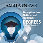 Cover of November Amstat News that links to PDF
