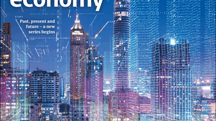 Image shows the cover of the spring issue of Significance magazine, with the headline "the data economy"