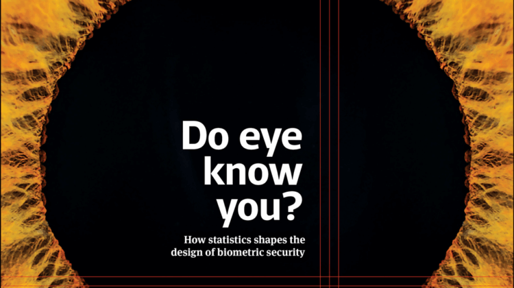 Photo shows the cover of the June issue of Significance magazine, which has a close-up photo of an iris and pupil of a human eye that reads "Do Eye Know You?"