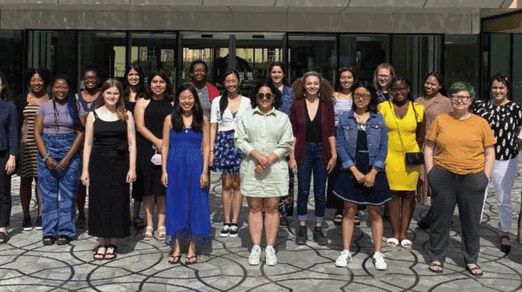 Participants, faculty, and staff of the 2022 EDGE Summer Program. Photo courtesy of Nicola Kirkham.