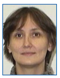 Yulia Gel, slight smile, dimple