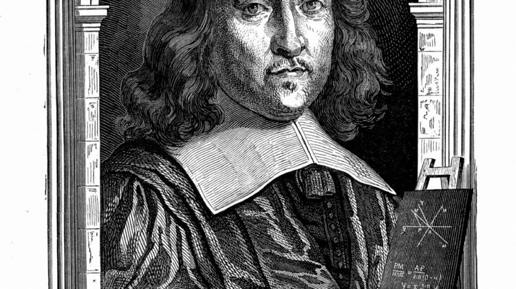 Portrait of French mathematician, Pierre de Fermat