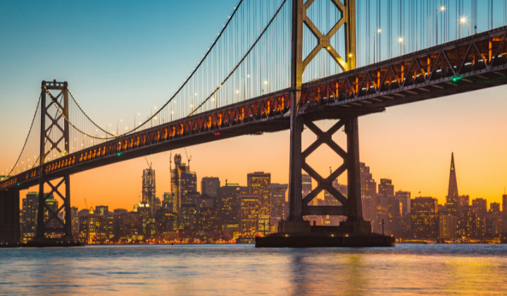 San Francisco Bridge at Sunset