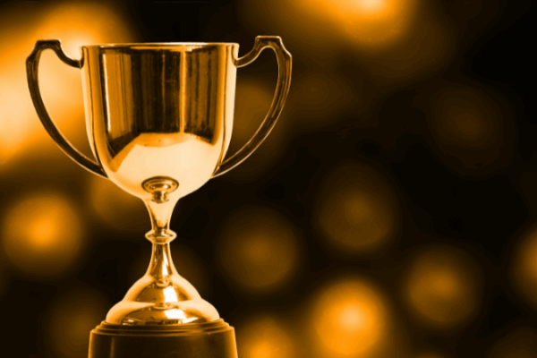 Gold trophy