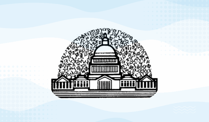 WSS Logo with the Capitol surrounded by math symbols