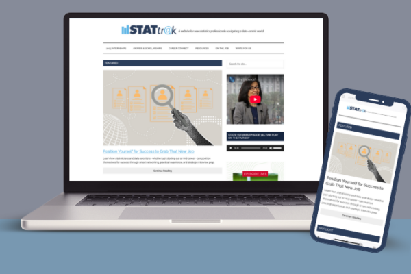Stattrak website on a computer and phone
