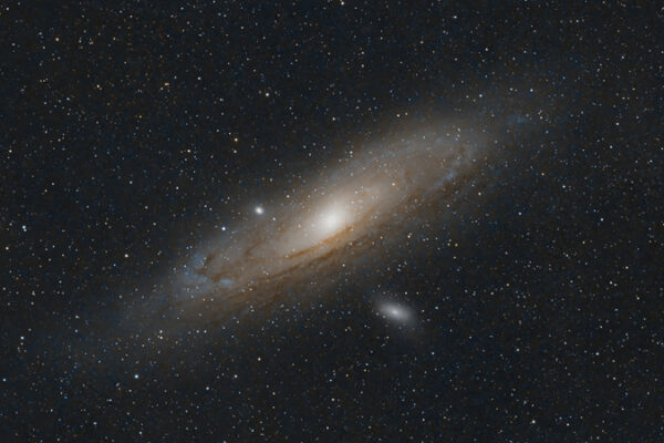 An image of a galaxy in a field of stars.