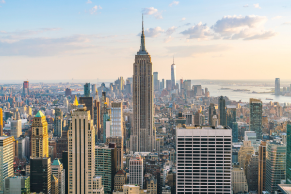 New York City skyline with the empire state building