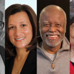 Thumbnails of the four headshots that appear and are described in the article.