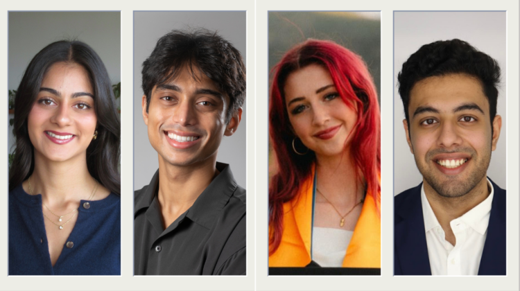 Riya Kalra, Sripad Karne, Kaylie Stuteville and Raj Trikha