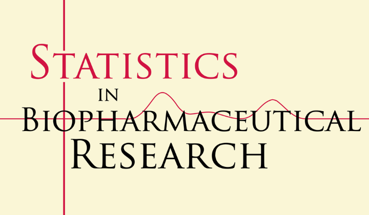 cover of statistics in biopharmaceutical research