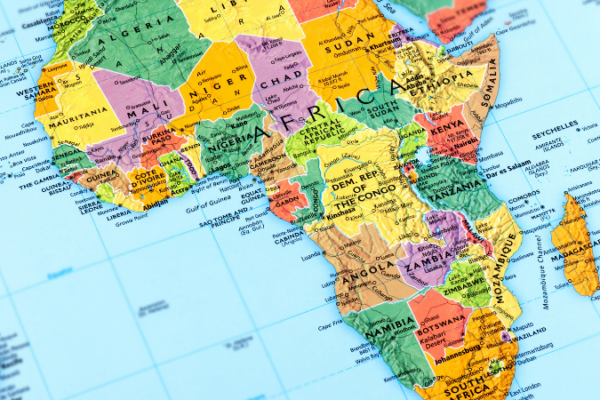 map of Africa
